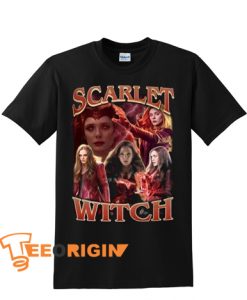 Vintage Scarlet Witch Wanda Vision Homage T-shirt