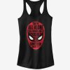 Marvel SpiderMan Face words Tank Top ch