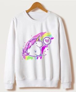 Rainbow Unicorn Sweatshirt ch
