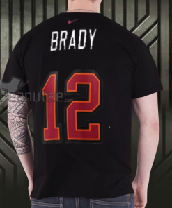 Tom Brady #12 Logo T-Shirt ch