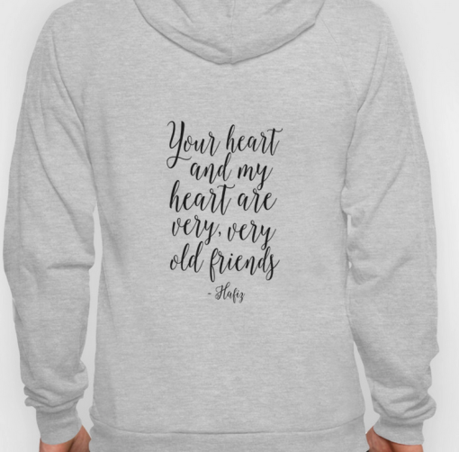 YOUR HEART AND MY HEART (BACK)HOODIE ch