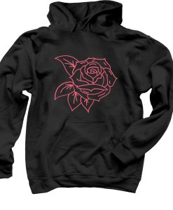 Black rose hoodie ch