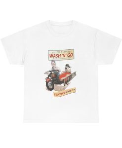 Wallace and Gromit Wash N Go White T Shirt ch